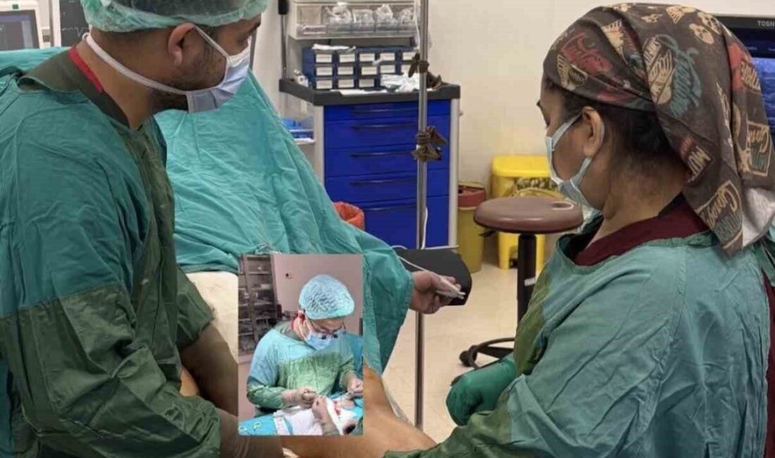 Mersin’in Tarsus Devlet Hastanesi’nde varis tedavisinde modern bir yöntem olan