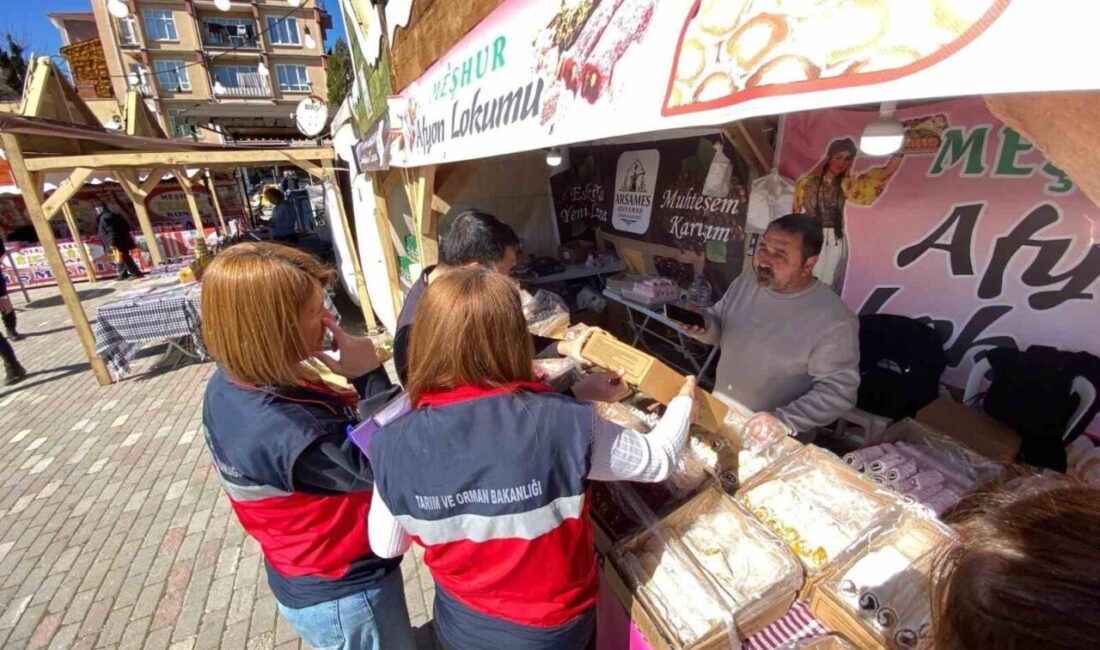 Kütahya’nın Tavşanlı ilçesinde kurulan Ramazan Şenliği Fuarı’nda gıda güvenliğini sağlamak