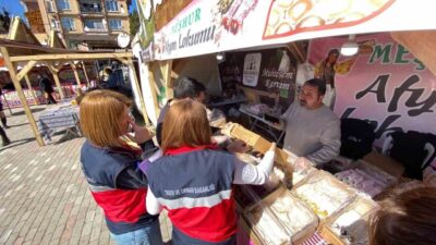 Kütahya’nın Tavşanlı ilçesinde kurulan Ramazan Şenliği Fuarı’nda gıda güvenliğini sağlamak
