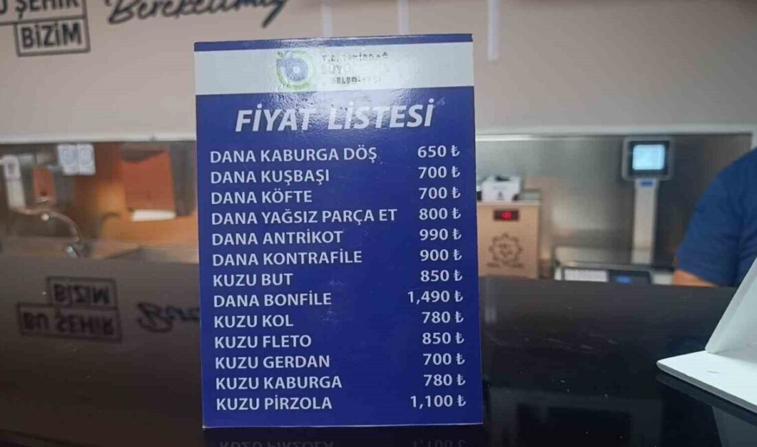 Tekirdağ Büyükşehir Belediyesi tarafından dar gelirli vatandaşların uygun fiyatlı et