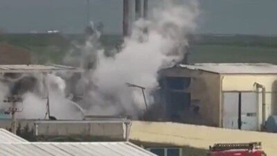 Tekirdağ’ın Hayrabolu ilçesinde kemik tozu ve hayvansal yağ üretimi yapılan