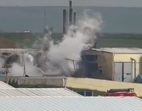 Tekirdağ’ın Hayrabolu ilçesinde kemik tozu ve hayvansal yağ üretimi yapılan