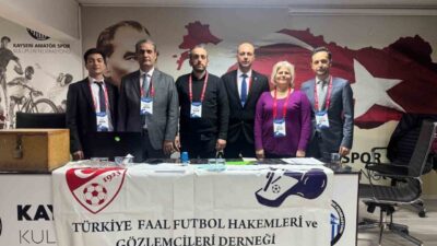Türkiye Faal Futbol Hakemleri ve Gözlemcileri Derneği (TFFHGD) Kayseri Şubesi’nin