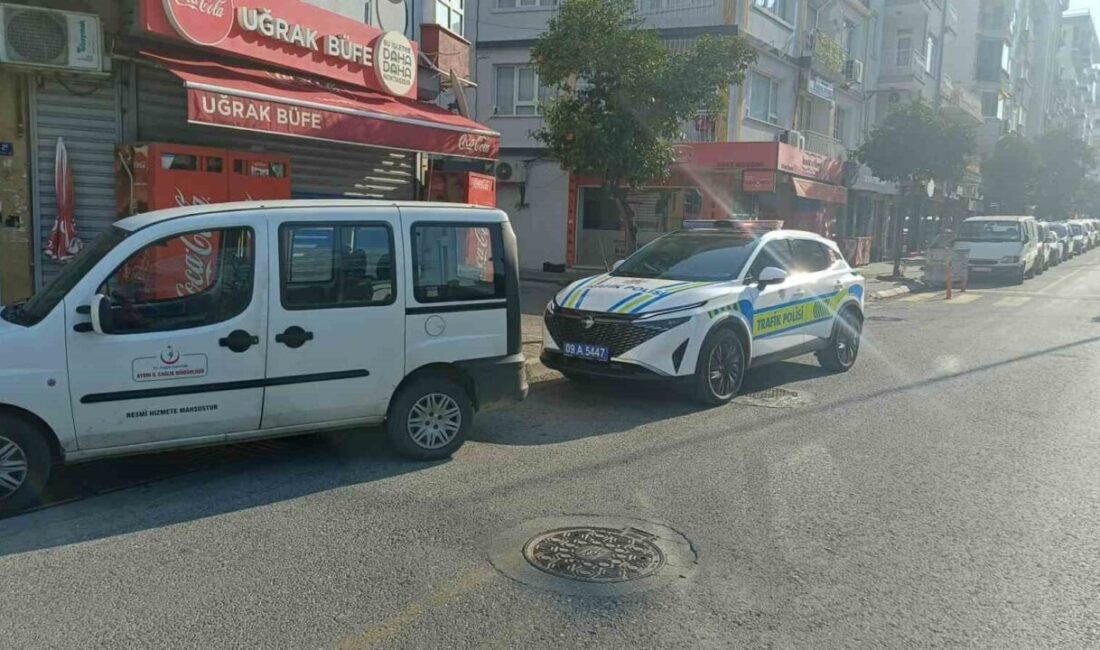 Aydın’ın Efeler ilçesinde resmi kuruma ait bir ticari araçla çarpışan