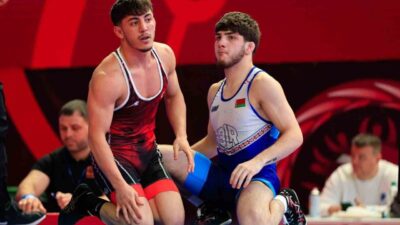 U23 Avrupa Güreş Şampiyonası’nda serbest stilde Tolga Özbek bronz madalya