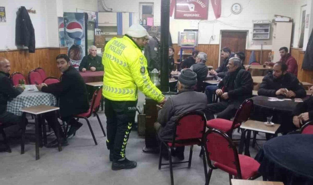 Kayseri’nin Tomarza ilçesinde polis ekipleri tarafından yapılan çalışmalarda, vatandaşlar trafik