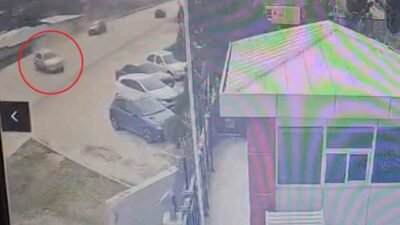 Kırıkkale’de kontrolden çıkarak park halindeki araca çarpan otomobilin sürücüsü yaralandı.