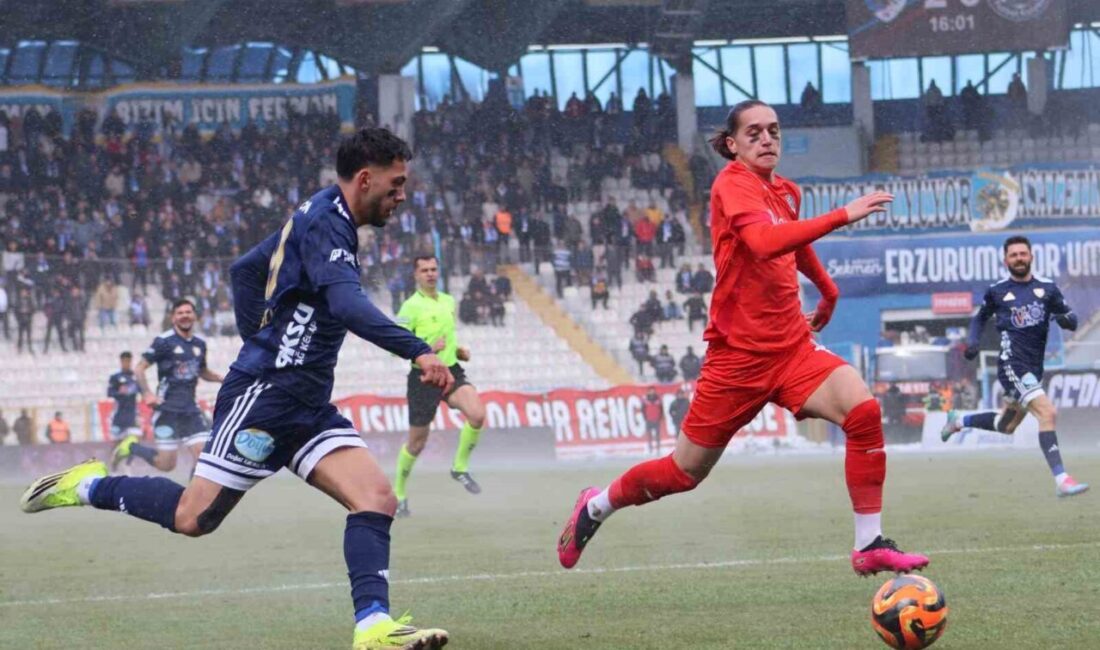 Trendyol 1. Lig’in 29. haftasında, Erzurumspor FK, sahasında Manisa FK’yı