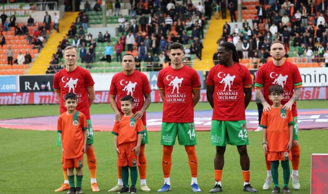 Trendyol Süper Lig’in 27. haftasında Corendon Alanyaspor, sahasında Kocaelispor ile