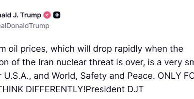 ABD Başkanı Donald Trump, İran savaşı sonrasında petrol fiyatlarında yaşanan