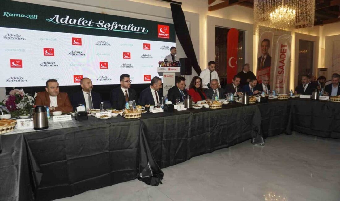 Saadet Partisi (SP) Kayseri İl Başkanlığı tarafından düzenlenen iftarda, tüm