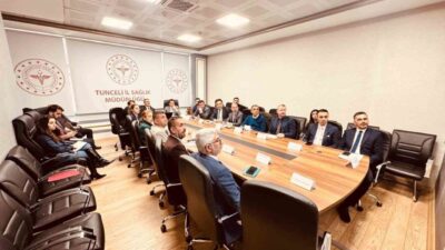 Tunceli’de düzenlenen toplantıda, bağımlılıkla mücadele çalışmaları değerlendirildi. Tunceli’de Halk Sağlığı