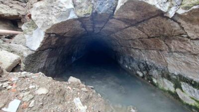 Trabzon’da yürütülen kentsel dönüşüm çalışmaları sırasında Roma dönemine ait, yaklaşık