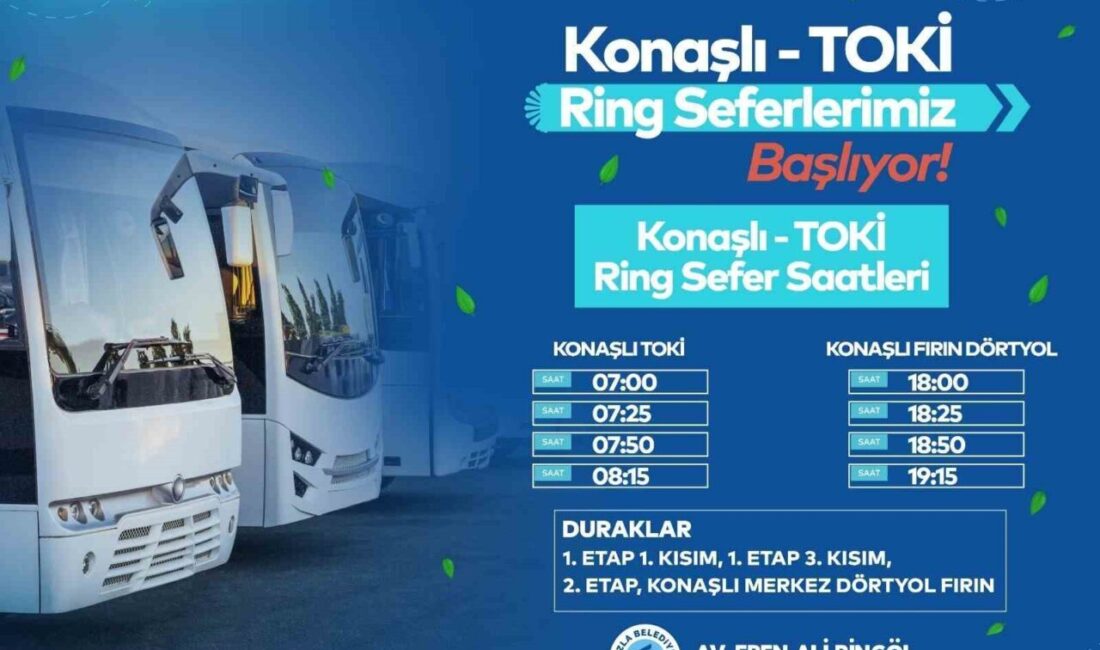 Tuzla Belediyesi, ilçede ulaşımı kolaylaştırmak amacıyla yeni bir ring hattını