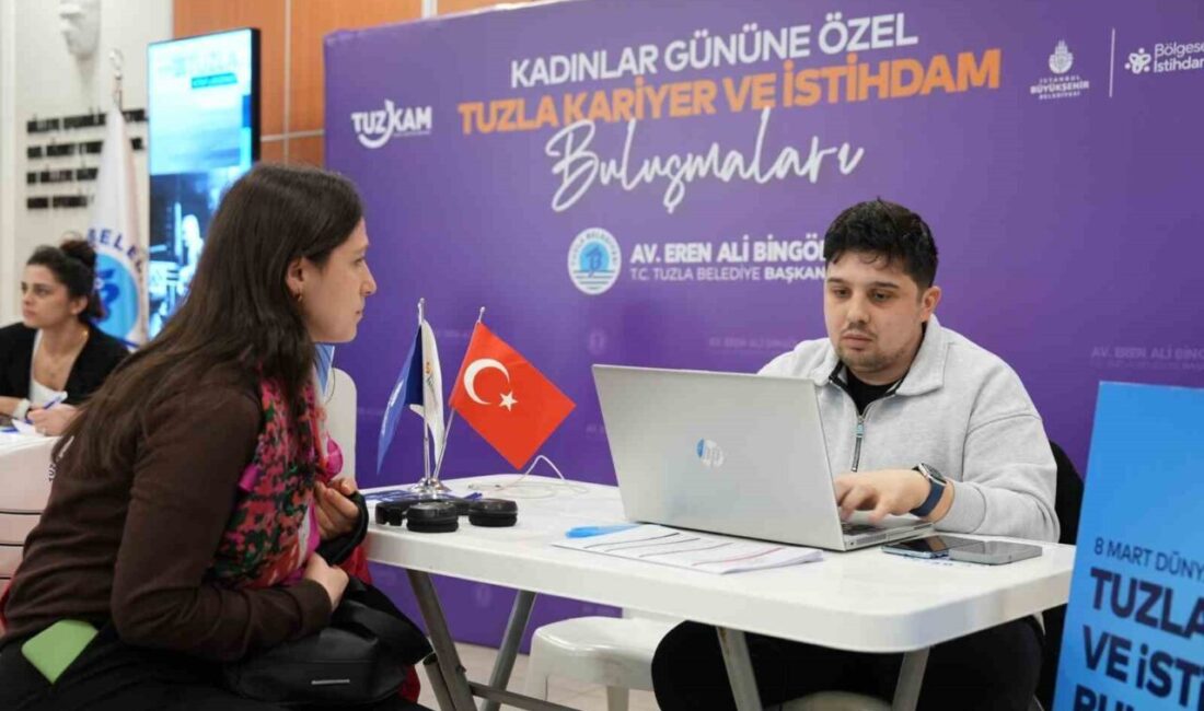 Tuzla Belediyesi, 8 Mart Dünya Kadınlar Günü kapsamında kadın istihdamını