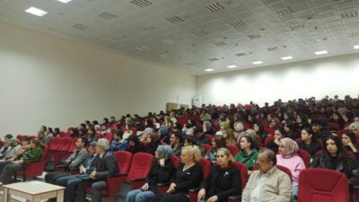 Elazığ’da Fırat Üniversitesi öğrencilere yönelik ’kadına yönelik şiddetle mücadele’ semineri