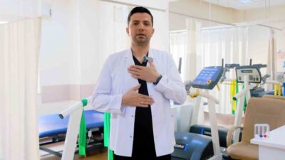 Sakarya Eğitim ve Araştırma Hastanesi’nde (SEAH) görevli Fizyoterapist Vahap Şahin,