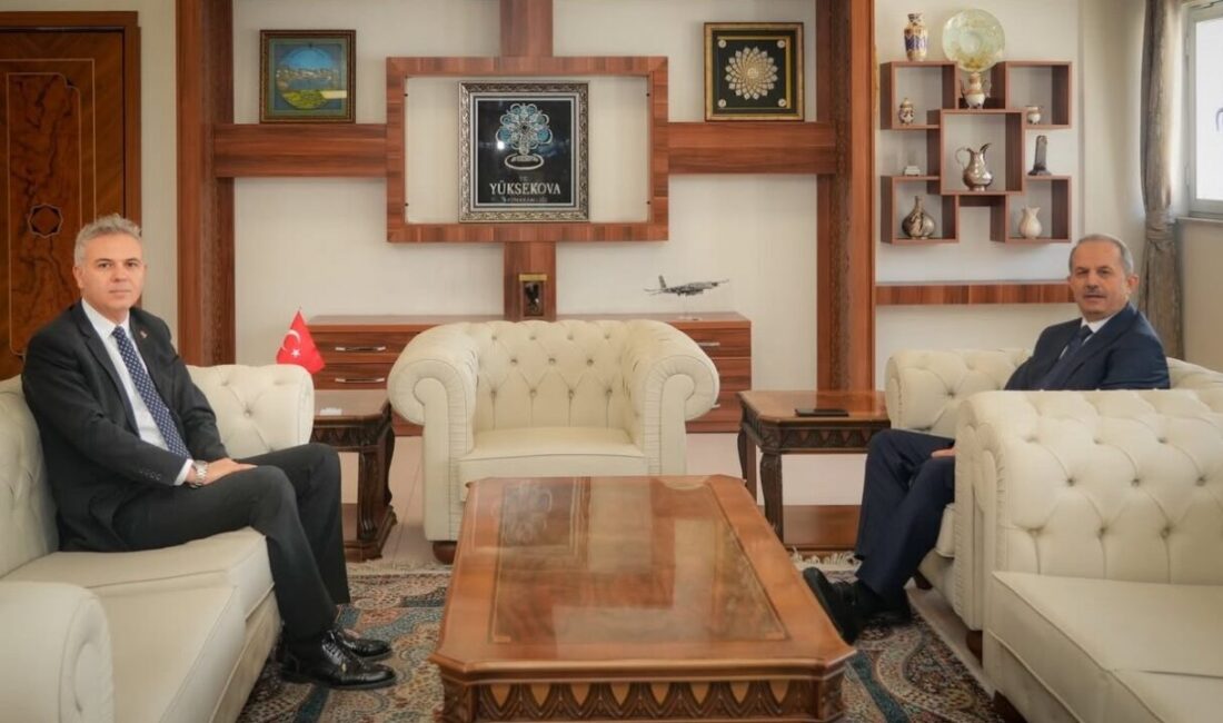 Hakkari Valisi İbrahim Taşyapan, tanışma ve inceleme ziyaretleri kapsamında Yüksekova