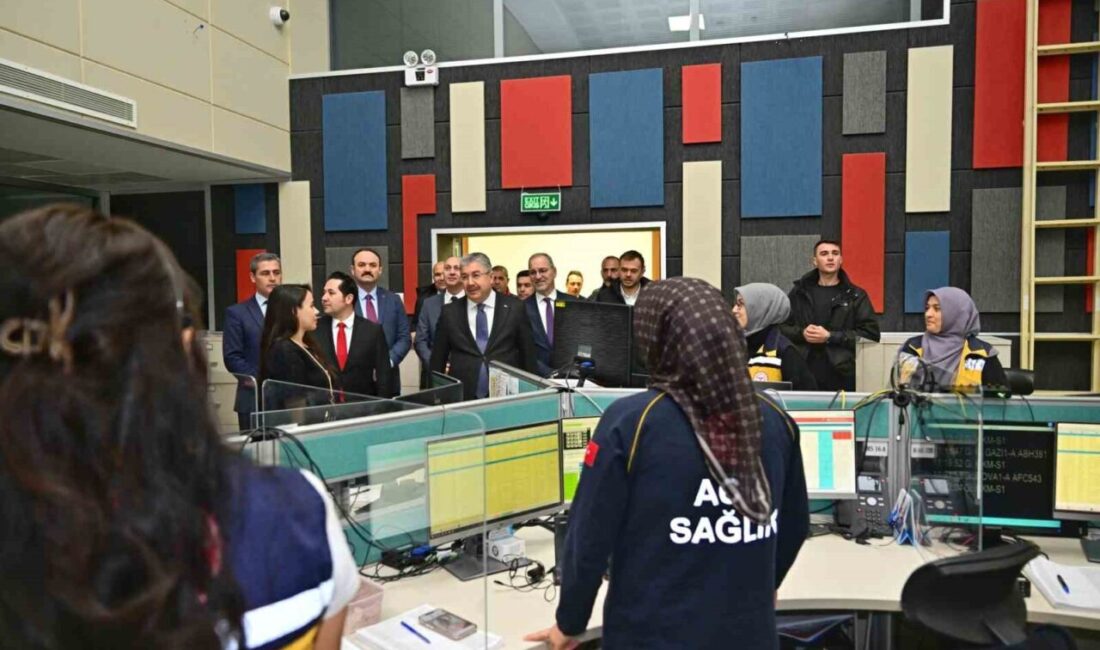 Eskişehir Valisi Dr. Erdinç Yılmaz, 112 Acil Çağrı Merkezi ve