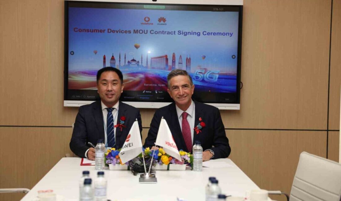 Vodafone ve Huawei, Mobil Dünya Kongresi’nde yeni bir iş birliğine
