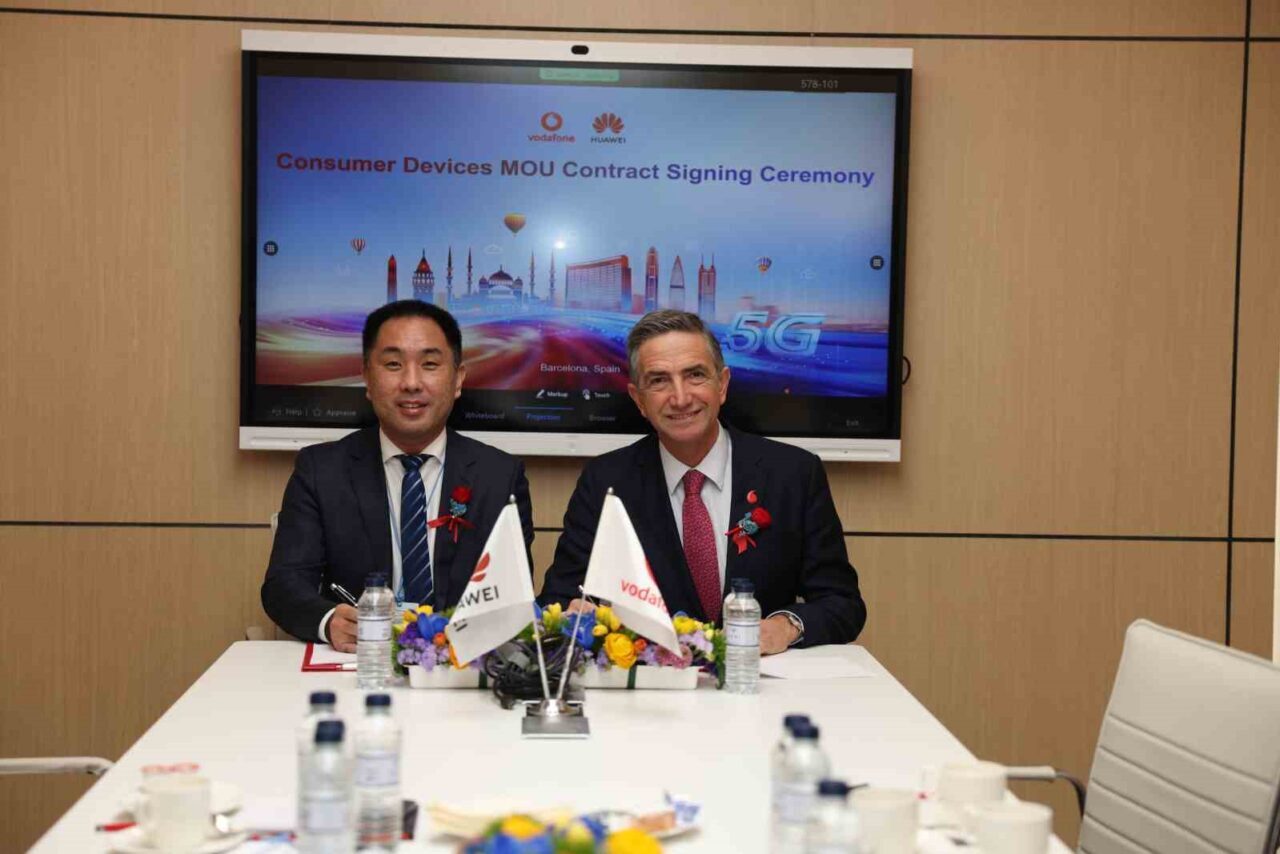 Vodafone ve Huawei, Mobil Dünya Kongresi’nde yeni bir iş birliğine