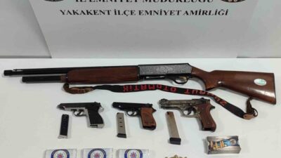Samsun’un Yakakent ilçesinde düzenlenen uyuşturucu ve silah operasyonunda 2 şüpheli