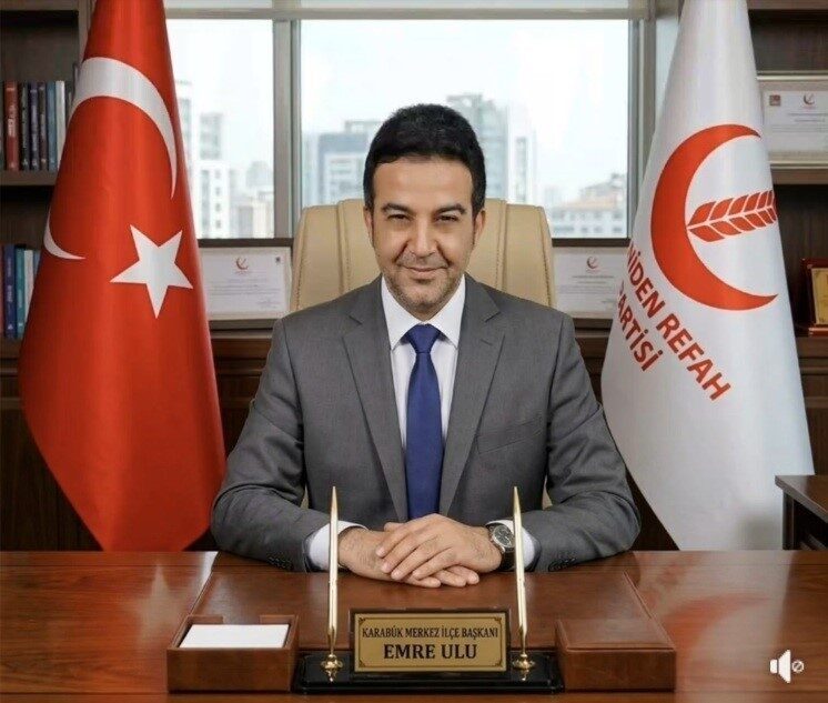 Yeniden Refah Partisi Karabük Merkez İlçe Başkanı Yunus Emre Ulu,