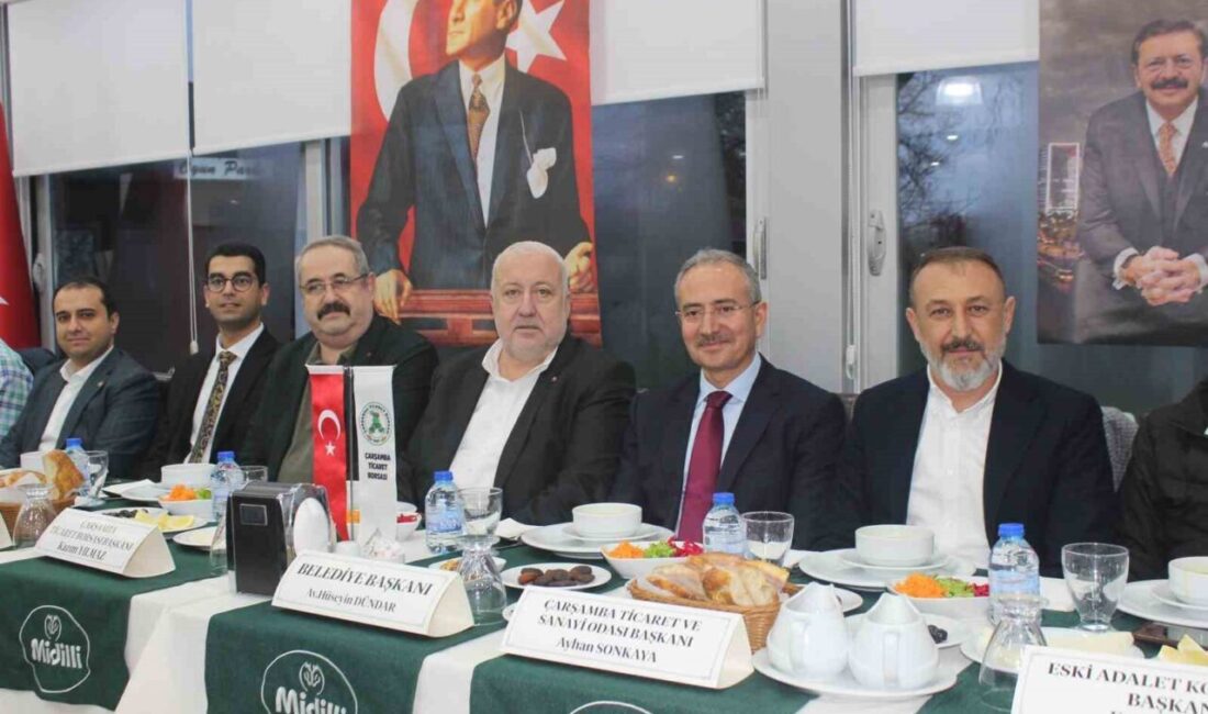 İftar programında konuşan Samsun Çarşamba Ticaret Borsası(ÇTB) Yönetim Kurulu Başkanı