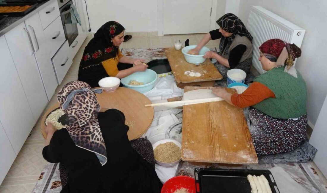 Yozgat’ta Ramazan Bayramı öncesi evlerde geleneksel tatlı mesaisi başladı. Yozgatlı