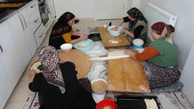 Yozgat’ta Ramazan Bayramı öncesi evlerde geleneksel tatlı mesaisi başladı. Yozgatlı