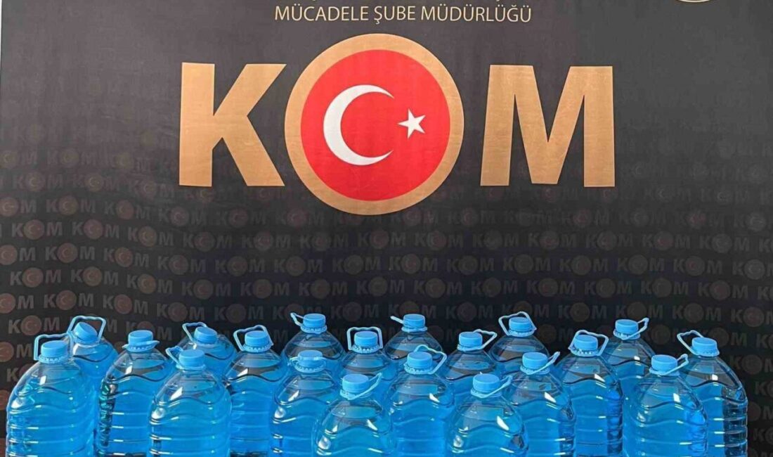 Yozgat Emniyet Müdürlüğü’nün düzenlediği operasyonlarda toplam 160 litre etil alkol
