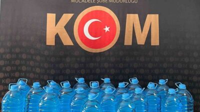 Yozgat Emniyet Müdürlüğü’nün düzenlediği operasyonlarda toplam 160 litre etil alkol