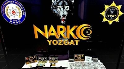 Yozgat Emniyet Müdürlüğü’nün düzenlediği uyuşturucu operasyonunda bin 334 adet uyuşturucu