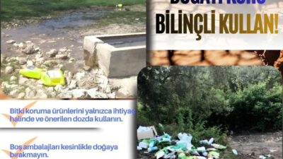 Kırklareli’nde zirai ilaç ambalajlarını doğaya atan üreticilere 26 bin 360