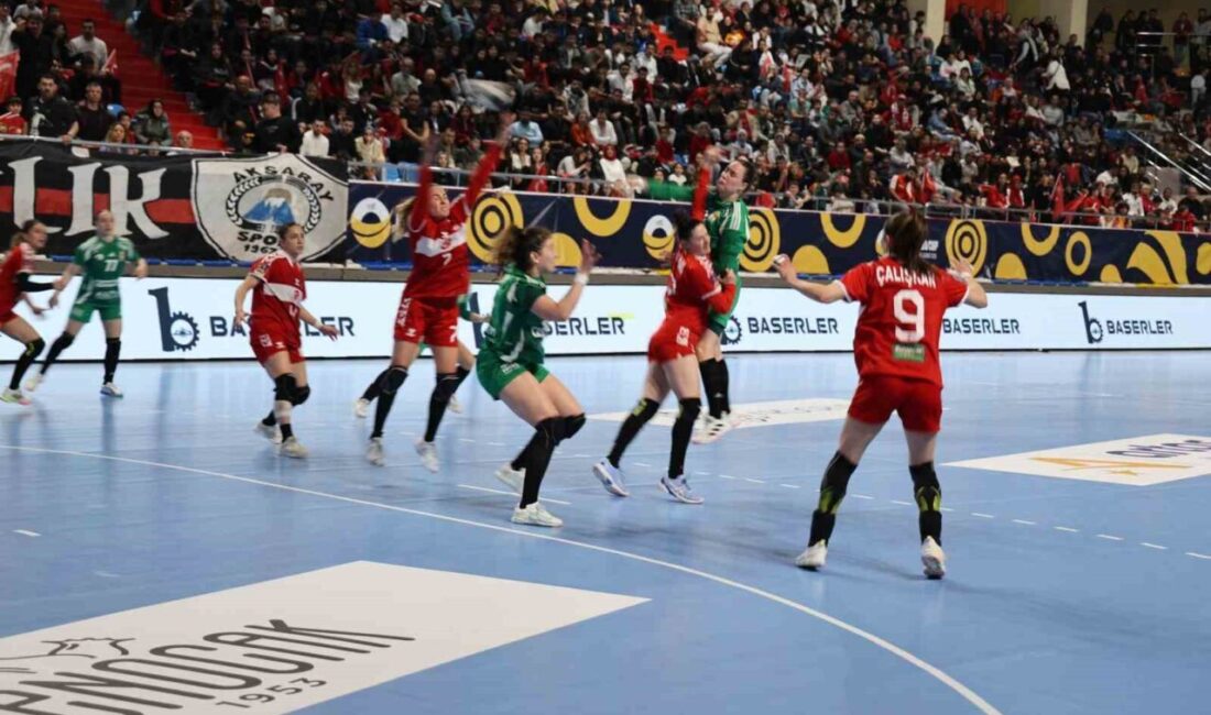 A Milli Kadın Hentbol Takımı, Aksaray’da oynanan Euro Cup maçında