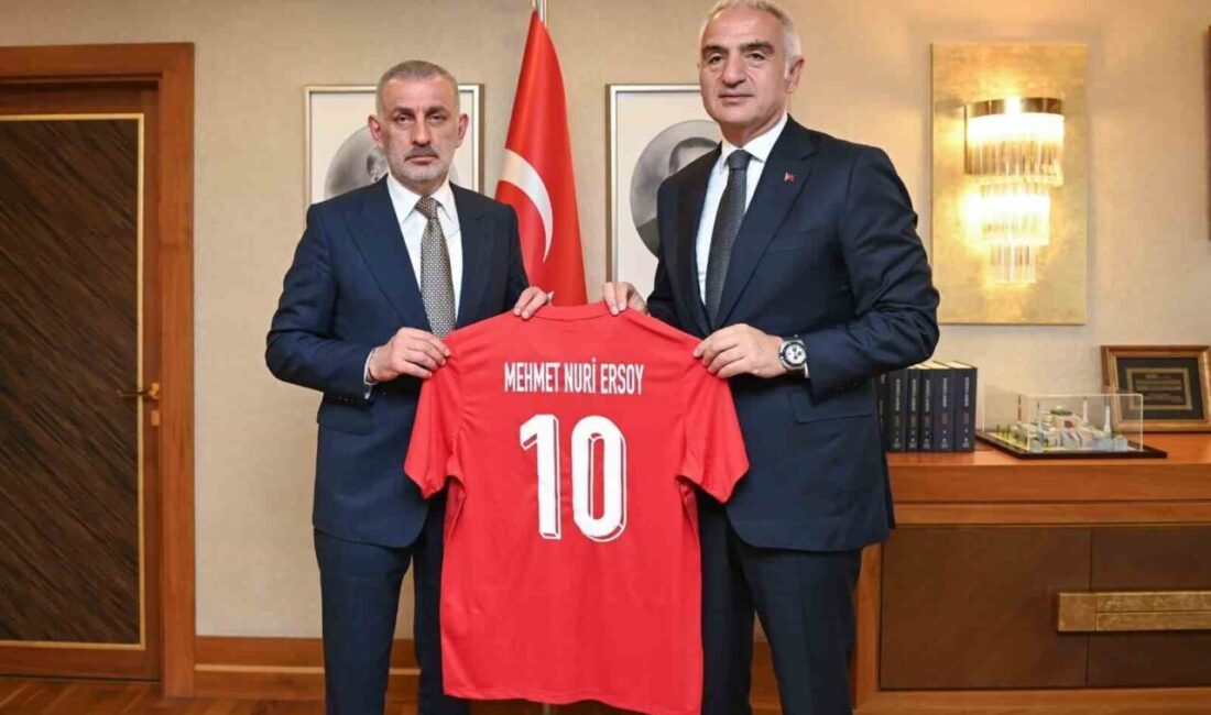 Kültür ve Turizm Bakanı Mehmet Nuri Ersoy, Türkiye Futbol Federasyonu
