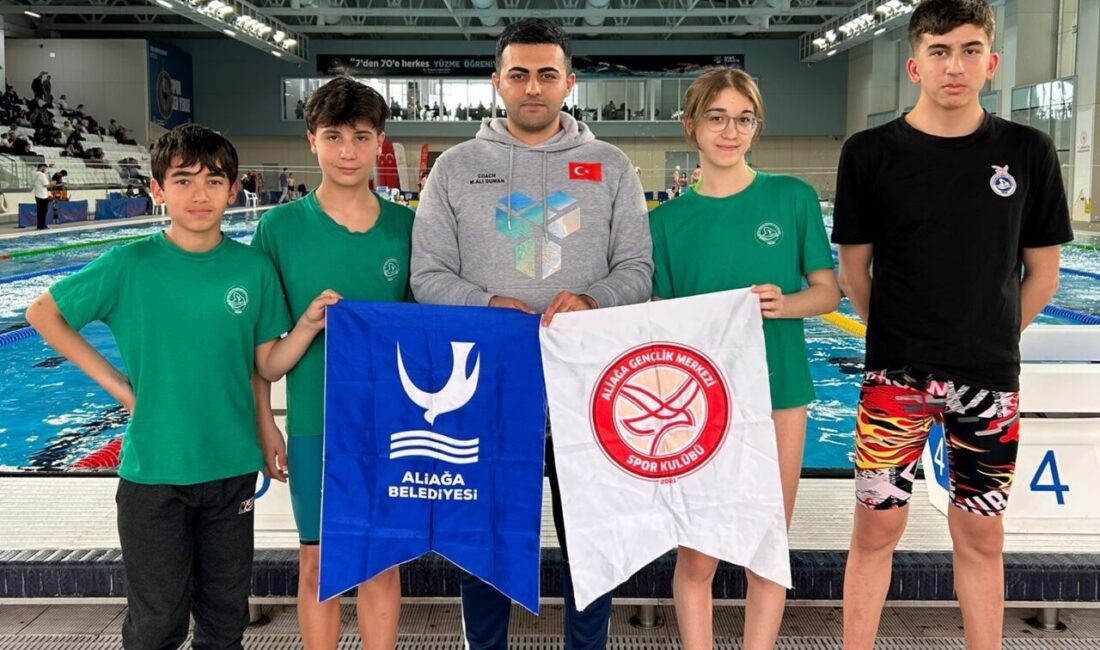 Aliağa Belediyesi AGM Spor Kulübü yüzme takımı, 4-5 Nisan tarihlerinde