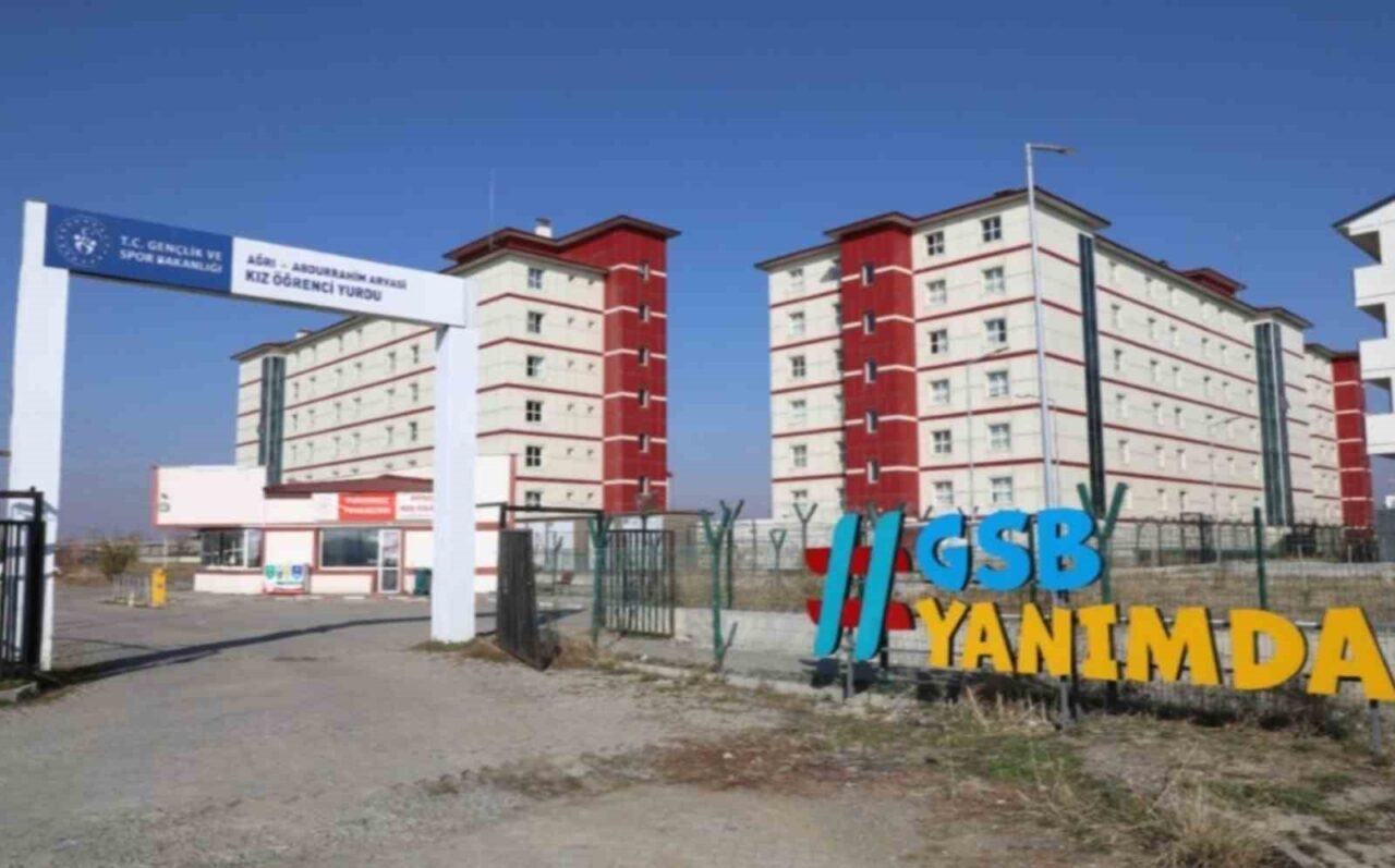 Ağrı Yurt Müdürlüğü C Blok’ta duyulan koku nedeniyle tedbir amaçlı