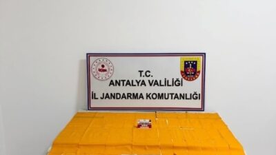 Antalya İl Jandarma Komutanlığınca, Alanya ilçesinde uyuşturucuyla mücadele kapsamında düzenlenen