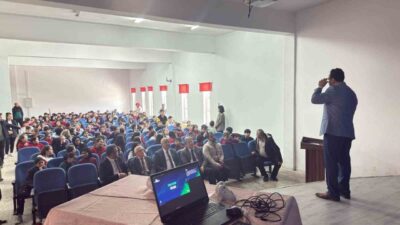 Zonguldak’ın Alaplı ilçesinde düzenlenen TÜBİTAK Bilim Söyleşileri kapsamında öğrenciler, artırılmış,