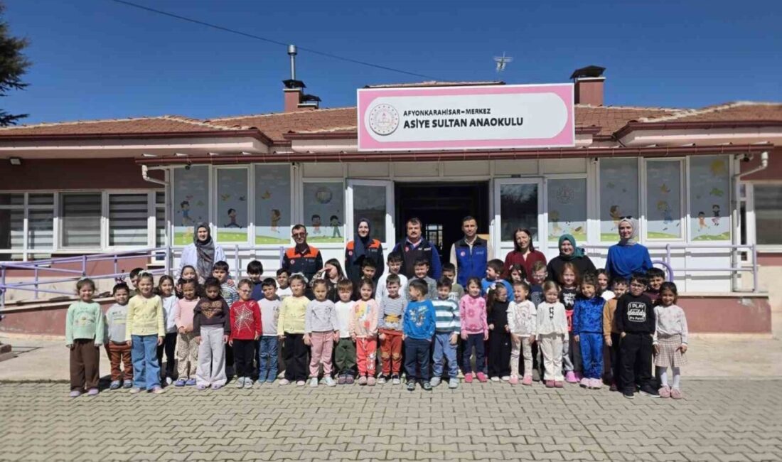Afyonkarahisar İl Afet ve Acil Durum Müdürlüğü tarafından anaokulu ve