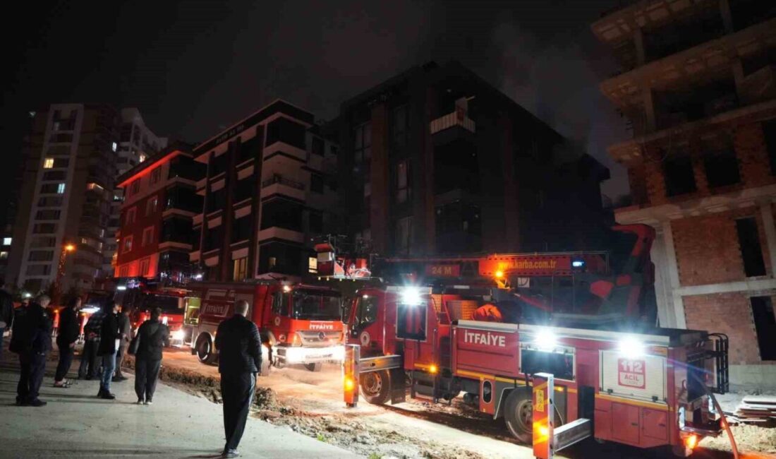 SAMSUN (İHA) – Samsun’un Atakum ilçesinde 4 katlı bir apartmanın