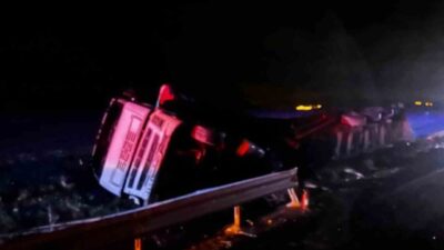 Erzurum’un Aşkale ilçesi Kandilli mevkiinde meydana gelen kazada 4 jandarma