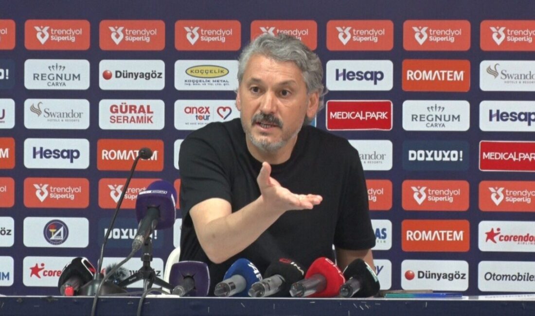 Eyüpspor Teknik Direkörü Atila Gerin, Antalyaspor’a karşı aldıkları mağlubiyetin arından