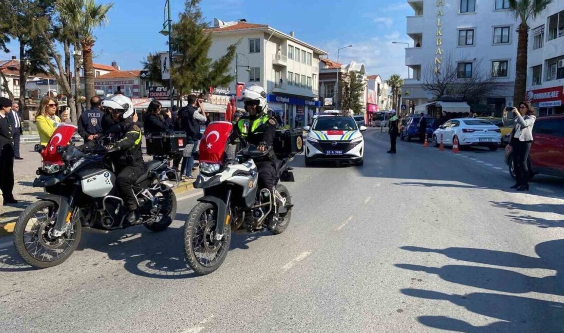 Balıkesir’in Ayvalık ilçesinde, Türk Polis Teşkilatı’nın kuruluşunun 181. yıl dönümü