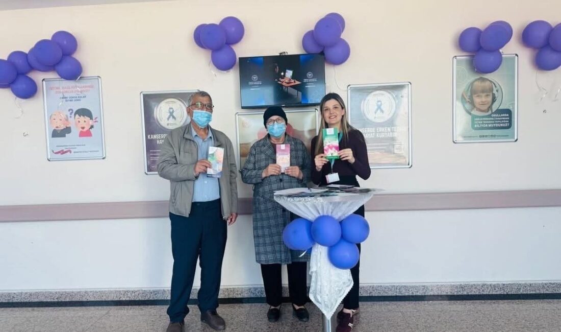 Kırklareli’nin Babaeski ilçesinde devlet hastanesi tarafından Ulusal Kanser Haftası dolayısıyla