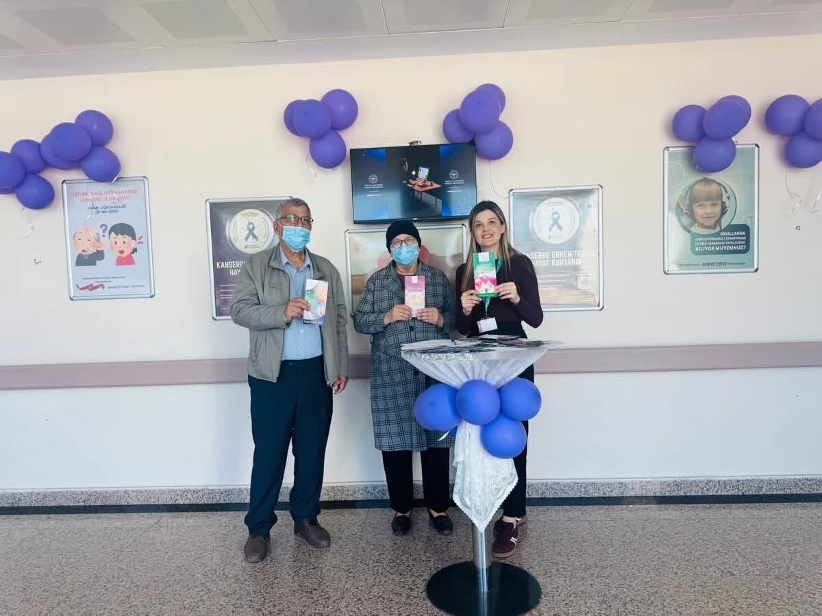 Kırklareli’nin Babaeski ilçesinde devlet hastanesi tarafından Ulusal Kanser Haftası dolayısıyla