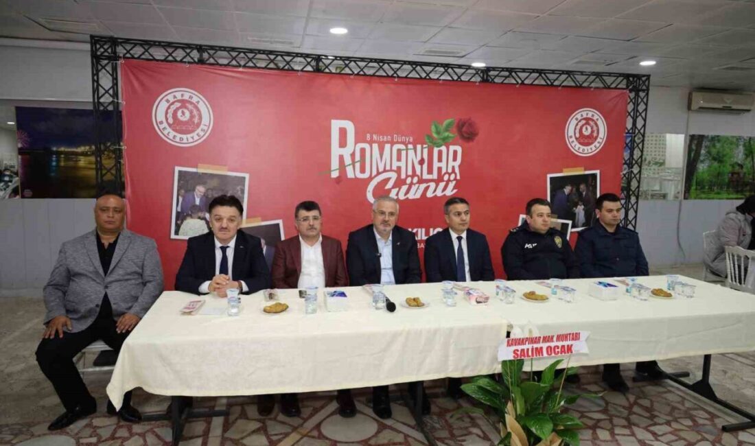 Samsun’un Bafra ilçesinde “8 Nisan Dünya Romanlar Günü” dolayısıyla düzenlenen