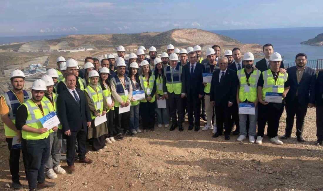 Mersin’de yapımı süren Akkuyu Nükleer Güç Santrali’ni (NGS) mühendis adaylarıyla