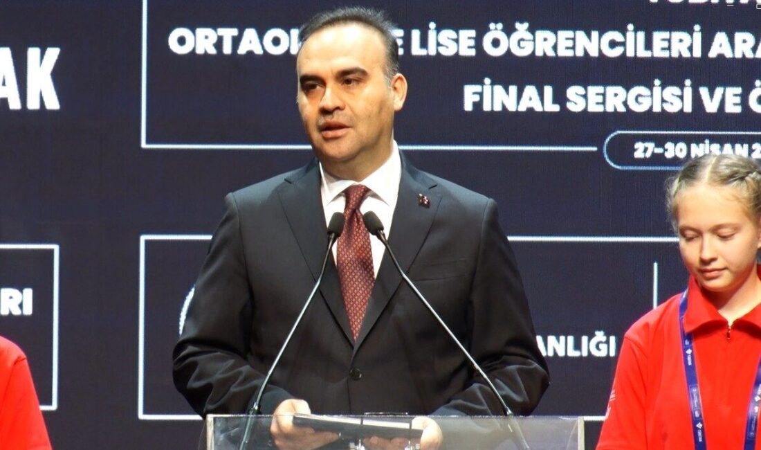 Sanayi ve Teknoloji Bakanı Mehmet Fatih Kacır, “İnanıyoruz ki Türk